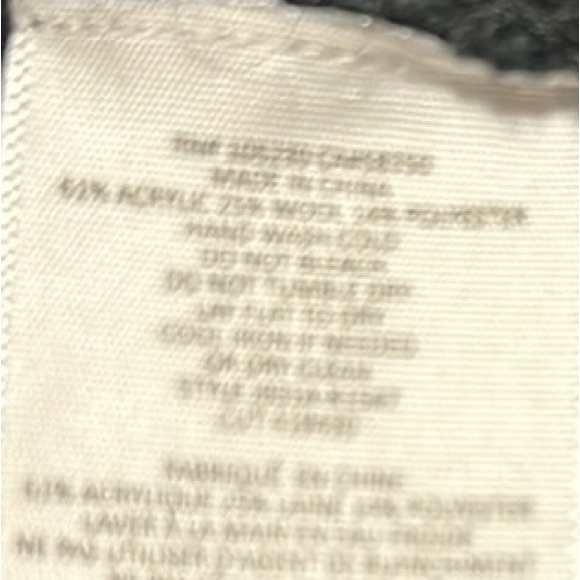 Joie cardigan sweater asymmetric pockets shawl collar large black L $335 - Picture 8 of 8